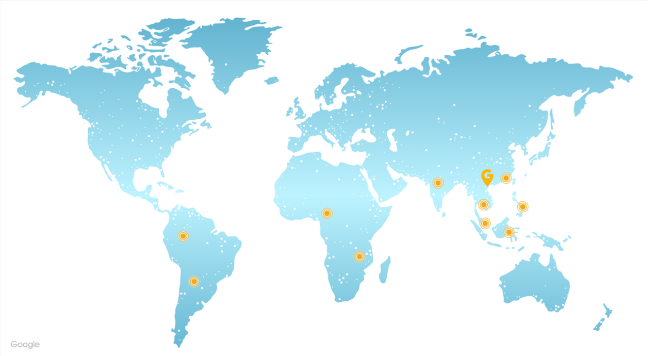 Bản đồ thế giới GoTrack